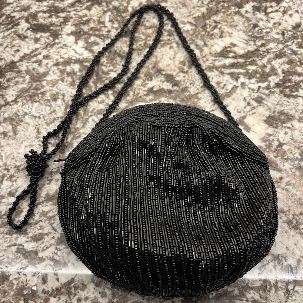 Beaded evening bag